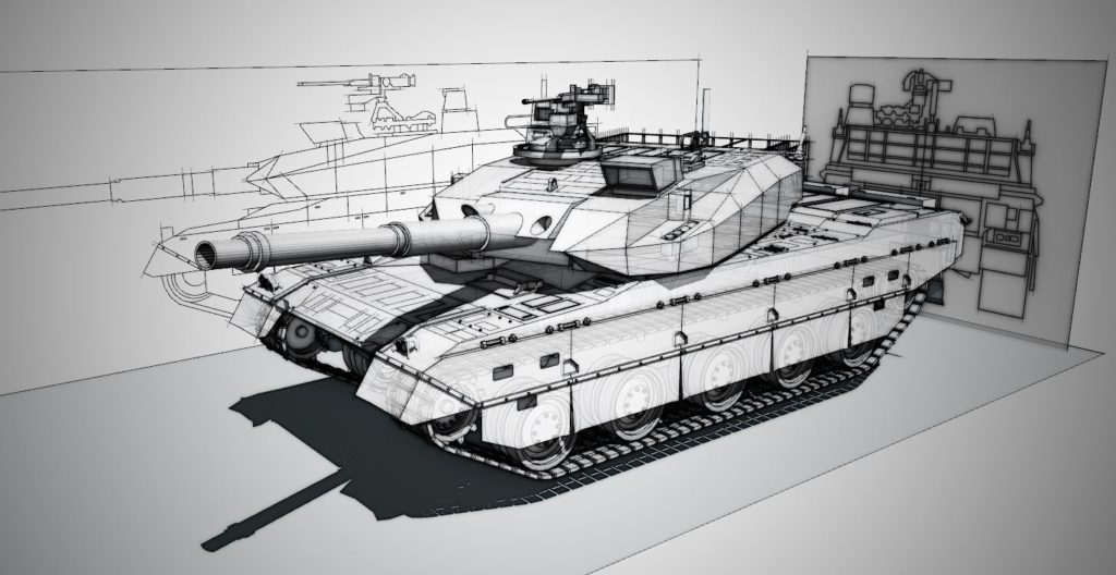 １０式戦車modeling